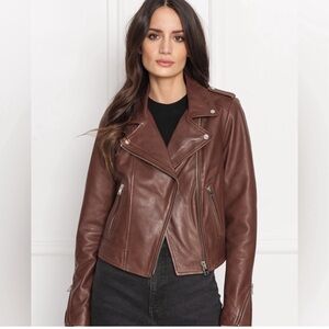 Lamarque Leather Jacket M